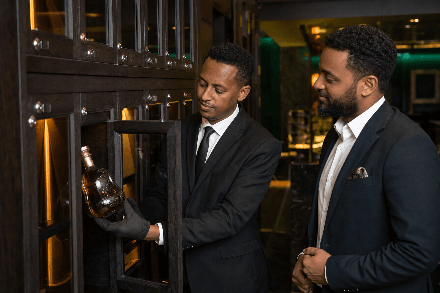 Cabinet Service at Wolf Den Lounge